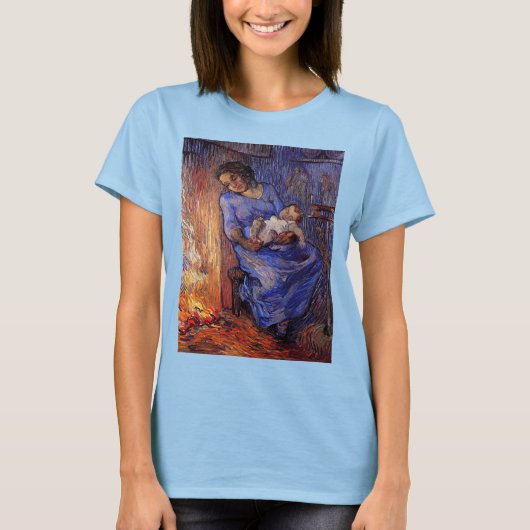 Man is in Zee door Vincent van Gogh T-shirt (Voorkant)