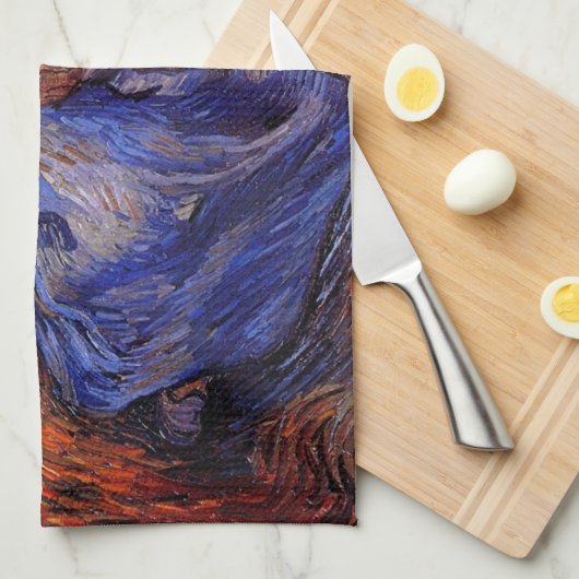 Man is in Zee door Vincent van Gogh Theedoek (Quarter Fold)