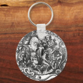 Man is maar een worm sleutelhanger (Voorkant)