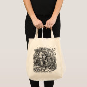 Man is maar een worm tote bag (Voorkant (product))