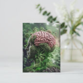 Man is Natuur - Humanity Environment Organic Briefkaart (Staand voorkant)