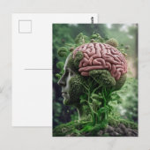 Man is Natuur - Humanity Environment Organic Briefkaart (Voorkant / Achterkant)