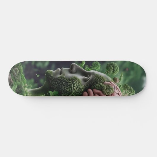 Man is Natuur - Humanity Environment Organic Persoonlijk Skateboard (Horizontaal)