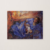 Man is op zee door Vincent van Gogh Legpuzzel (Horizontaal)