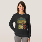 Man januari 1963 60e verjaardag T-shirt (Voorkant volledig)