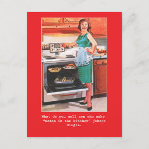 Man Joke Card voor vrouwen "Gewoon voor plezier" Briefkaart