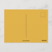   Man - jonge engel met klok nieuwjaar Briefkaart (Achterkant)