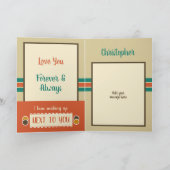 Man Jubileum elke dag is speciaal sinaasappel Kaart (Binnen)