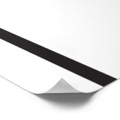 Man Jumping Hurdles Poster (Hoek)