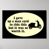 Man Kaart Poster (Voorkant)