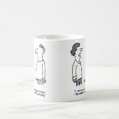 Man kan niet naar Pub gaan omdat vrouw geen geld h Koffiemok (Center)