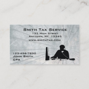 Man Kantoor Visitekaartje