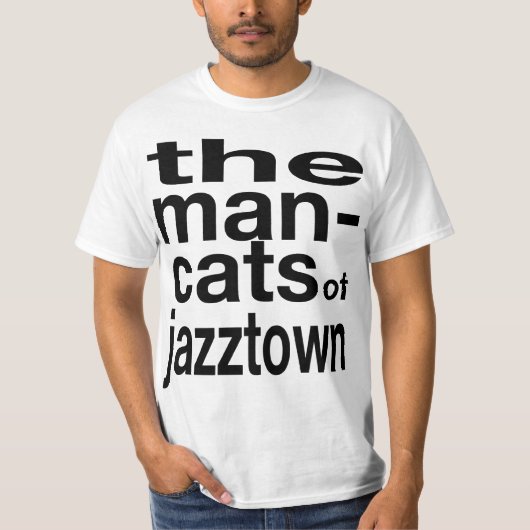 man katten 3 t-shirt (Voorkant)
