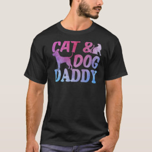 Man Katteneigenaar Hondeneigenaar Papa Kat Kat & T-shirt