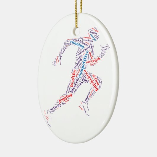 Man Keramisch Ornament (Links)