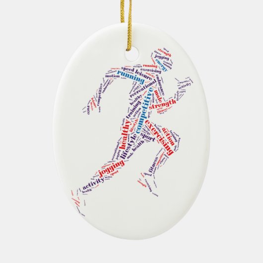 Man Keramisch Ornament (Achterkant)