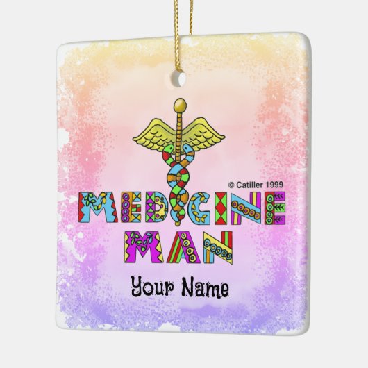 Man Keramisch Ornament (Links)