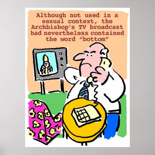 Man klaagt per telefoon over tv-uitzending poster (Voorkant)