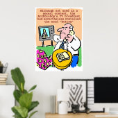 Man klaagt per telefoon over tv-uitzending poster (Thuiskantoor)