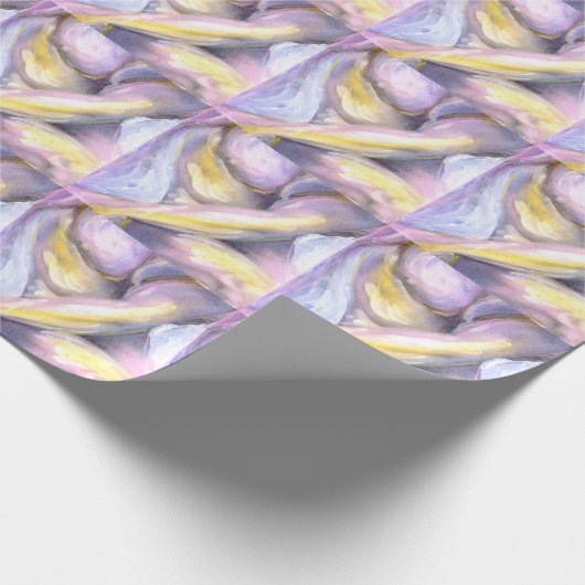 Man Kunst Abstracte mannenpootskool Cadeaupapier (Hoek)