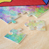 Man lachen (artistieke zelfportret) legpuzzel (Zijkant)