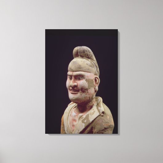 Man langs de zijderoute, detail van de canvas afdruk (Voorkant)