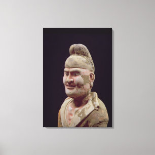 Man langs de zijderoute, detail van de canvas afdruk