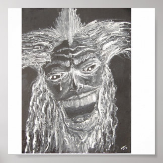 MAN LAUGHEDEN TOTDAT HET HURT POSTER