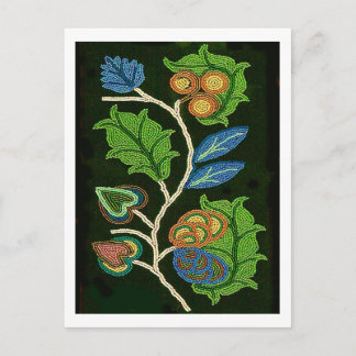 Man Leggings Native American Fine Art Briefkaart