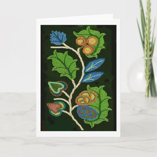 Man Leggings Native American Fine Art Kaart (Voorkant)