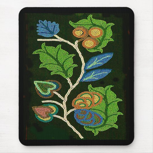 Man Leggings Native American Fine Art Muismat (Voorkant)