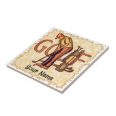 Man letters tegeltje (Zijkant)