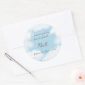 "Man Liever Spijtig Genoeg Te Laat" Grappig Eigen Ronde Sticker (Envelop)