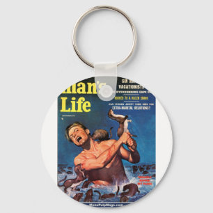 Man Life, september 1956 - Weasels riep mijn Vlesh Sleutelhanger