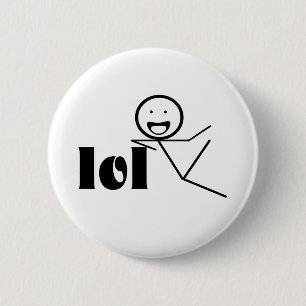 man lol ronde button 5,7 cm