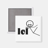 man lol stick magneet (Voorkant / Achterkant)