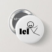 man lol stick ronde button 5,7 cm (Voorkant /achterkant)