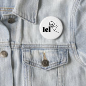 man lol stick ronde button 5,7 cm (In situ)