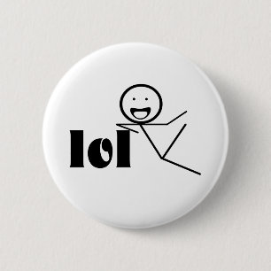 man lol stick ronde button 5,7 cm