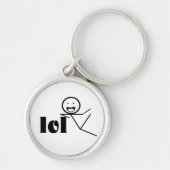 man lol stick sleutelhanger (Voorkant)