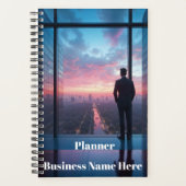 Man Looking Out Window Text Scheduling Projects 2 Planner (Voorkant)