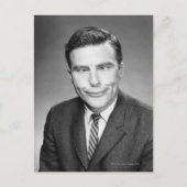 Man maakt gezicht briefkaart (Voorkant)