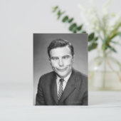 Man maakt gezicht briefkaart (Staand voorkant)