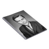 Man maakt gezicht notitieboek (Rechterzijde)