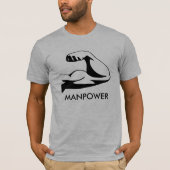 Man Macht - Spierspier Shirt (Voorkant)