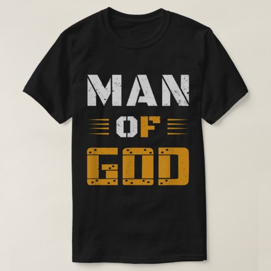 Man Man van God Vaders Dag Christelijk T-shirt (Design voorkant)