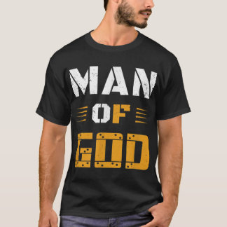 Man Man van God Vaders Dag Christelijk T-shirt