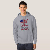 Man Manx American Hoodie (Voorkant volledig)