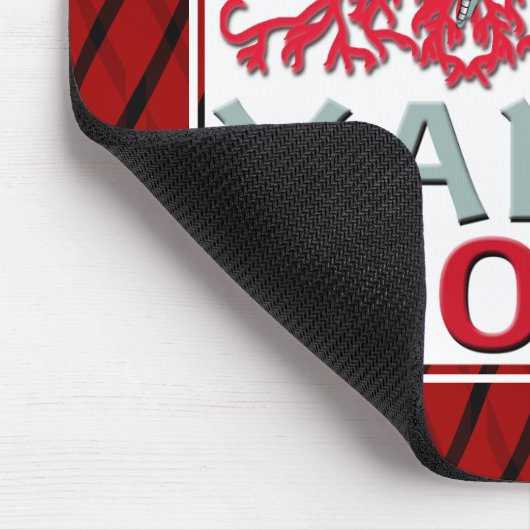 Man Manx American Mousemat Muismat (Hoek)