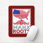 Man Manx American Mousemat Muismat (Met muis)